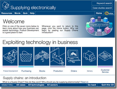 Supplying Electronically homepage